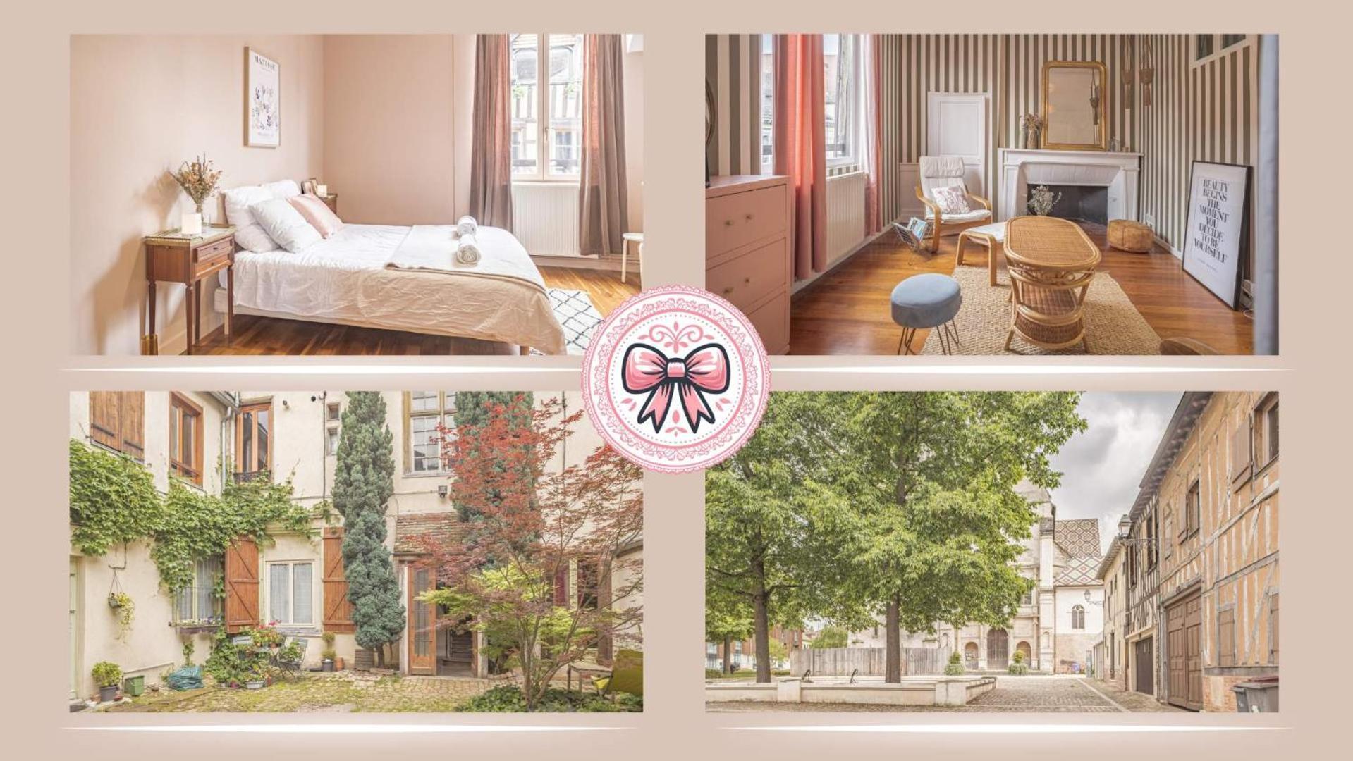 Ferienwohnung L'Ecrin De Charme Troyes Exterior foto